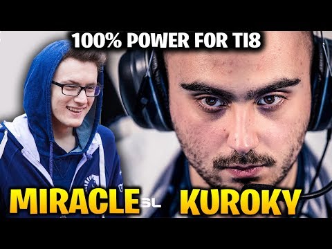 MIracle with Kuroky in TI8 USA - They are Too Strong