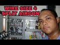 Wire Sizes For Split Aircon Units
