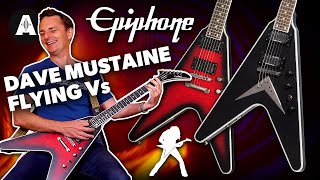 Video thumbnail for Epiphone's New Dave Mustaine Signature Flying V Guitars! by Andertons Music Co