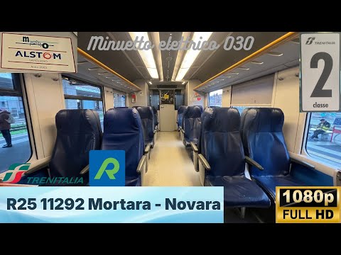 🚉🔔📢 CAMPANELLE e ANNUNCI a MORTARA. 11292 fino a NOVARA a bordo dell'ALe 501.030