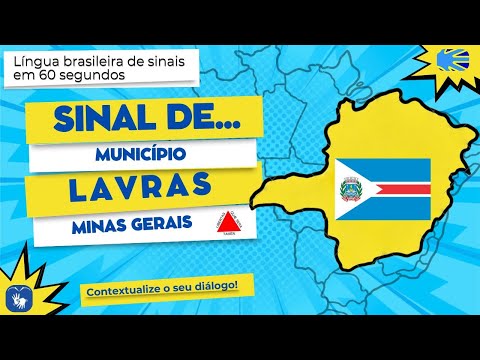 LAVRAS (município de Minas Gerais) em Libras #shorts