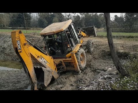 JCB Dozer Amazing Work and Move in Difficult Place - JCB Digger - JCB Working Video