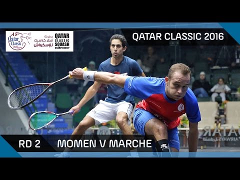 Squash: Momen v Marche - Qatar Classic 2016 Rd 2 Highlights