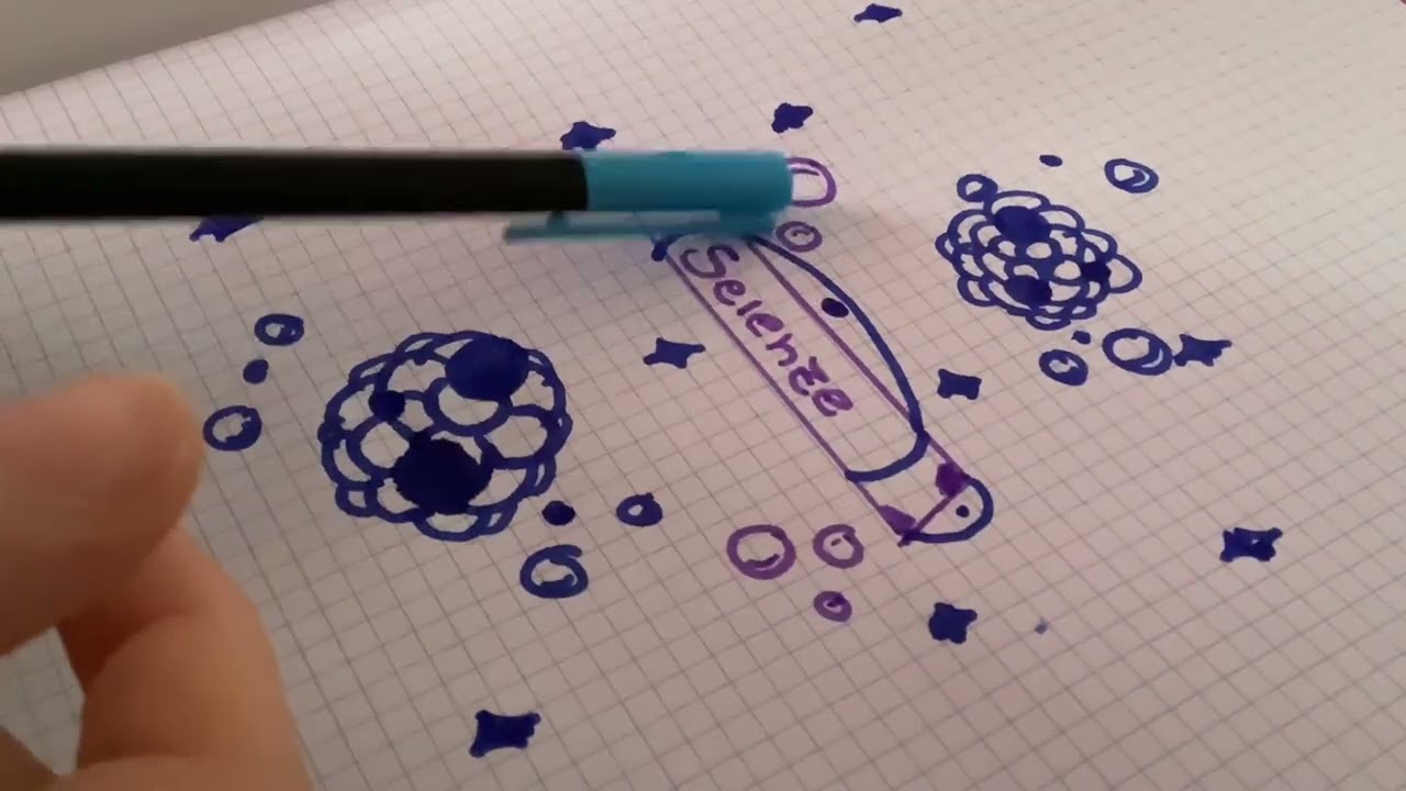 Copertina per quaderno scienze #copertine#art#school#lettering