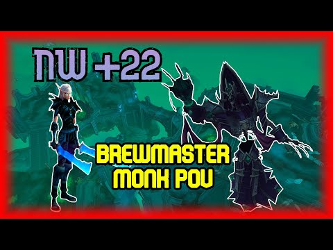 +22 Necrotic Wake | Estela Necrótica +22 | Brewmaster Monk POV | Shadowlands S3