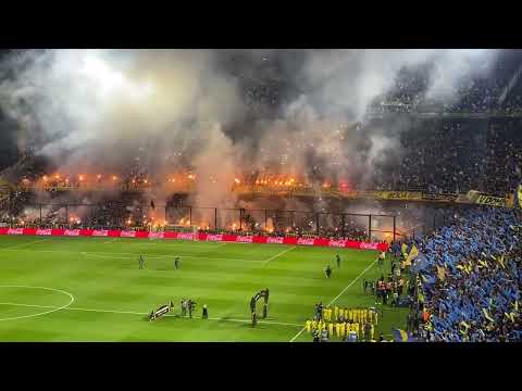 "Recibimiento de Boca vs Palmerias semifinales de Libertadores" Barra: La 12 • Club: Boca Juniors