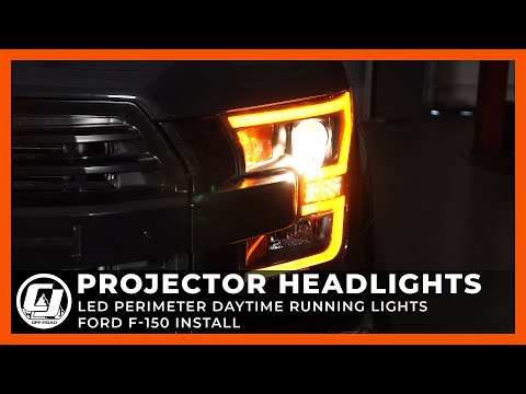 2015-2017 F-150 Install | Projector Headlights with LED Daytime Running Lights
