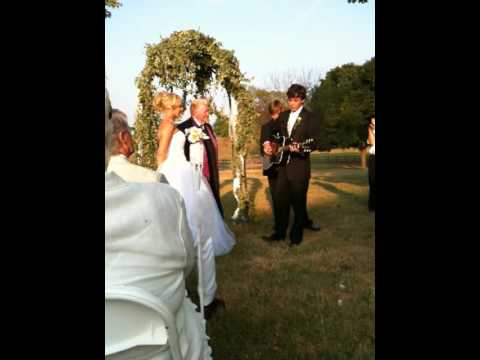 Chris Janson Singing At His Wedding