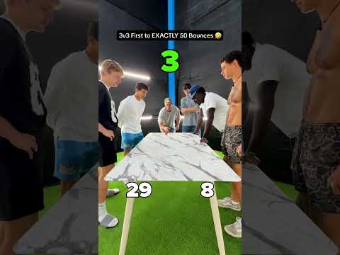 3v3 first to 50 bounces 😂