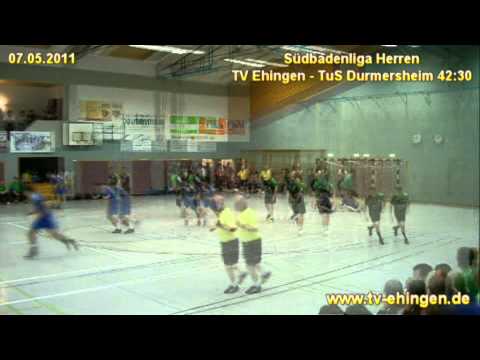 Handball Südbadenliga Herren: TV Ehingen - TuS Durmersheim 42:30 (22:14)