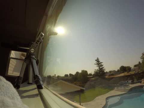 75% solar eclipse at home