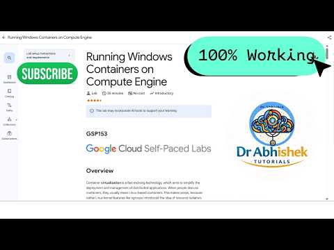 Running Windows Containers on Compute Engine | 100% Working | #GSP153 #qwiklabsarcade2026