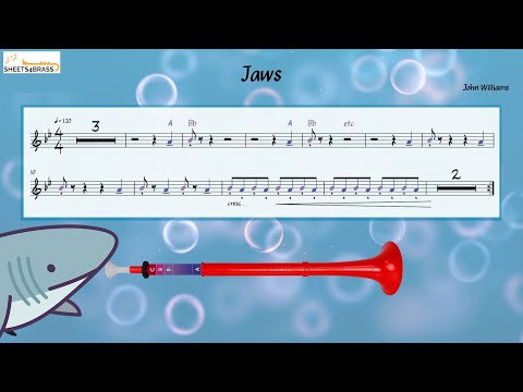Jaws Theme - pBuzz Solo with Sheet Music and Play Along