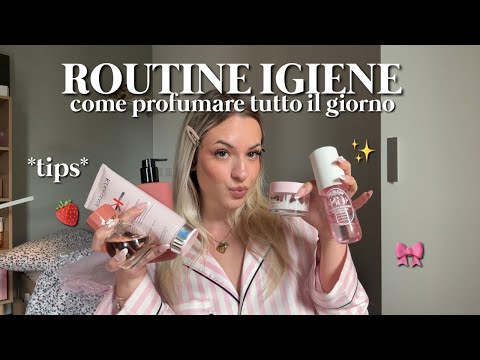 CLEAN GIRL ROUTINE IGIENE🫧🎀🧖🏼‍♀️ I come profumare tutto il giorno