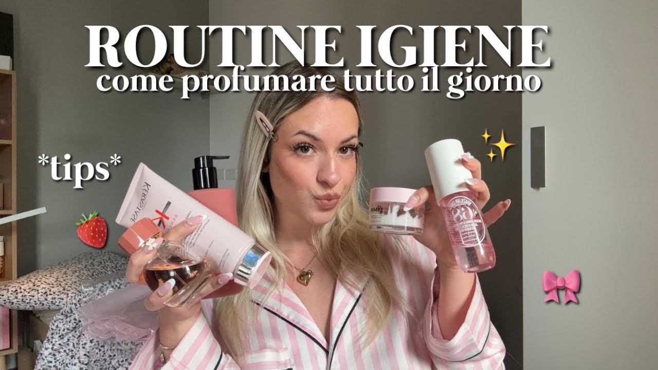 CLEAN GIRL ROUTINE IGIENE🫧🎀🧖🏼‍♀️ I come profumare tutto il giorno