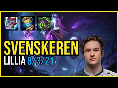 SVENSKEREN - LILLIA vs OLAF Jungle - NA Grandmaster - Patch 11.3