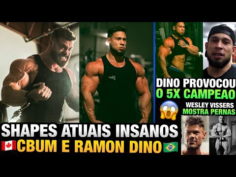 INSANOS: CBUM E RAMON MOSTRAM SHAPES GIGANTES E FIBRADOS + WESLEY COM PERNA FINA AINDA ??