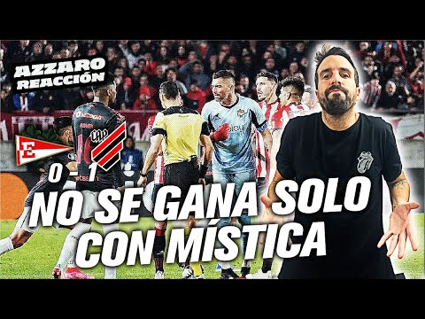 NO SE GANA SOLO CON MÍSTICA / ANÁLISIS: ESTUDIANTES 0 - ATHLETICO PARANAENSE 1