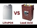 LiFePO4 vs Lead Acid Battery 