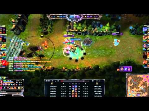 Vayne 1 vs 3 triple Kil!