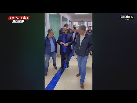Vice-governador de Minas, Mateus Simões visita instalações do Hospital das Clínicas Samuel Libânio.
