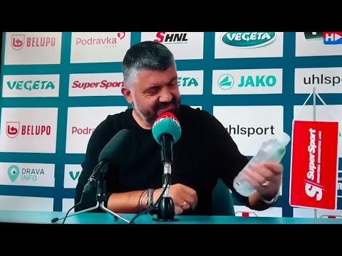 Gennaro Gattuso tries coconut water for the first time