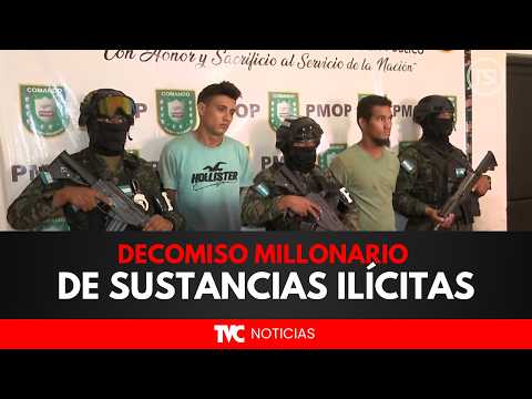 Decomiso millonario de sustancias ilícitas en San Pedro Sula