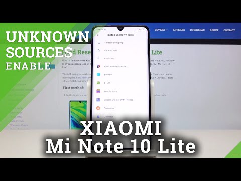 How to Allow Unknown Sources in XIAOMI Mi Note 10 Lite – Allow Downloading