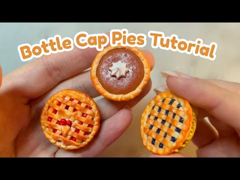 3 DIY Pies Using Polymer Clay and Bottle Caps! (Full Tutorial) 