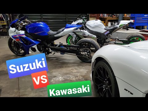 What makes the better Drag Bike?? GSXR 1000 or ZX10R ?? Let's Debate