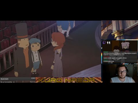 🎩 PROF LAYTON E L'ETERNA DIVA (Movie Night) - Kuro Naeda Live Show