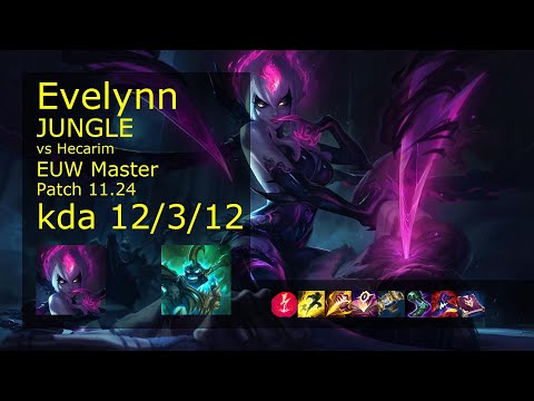 Rank 4 EUW Evelynn: Jungle vs Hecarim