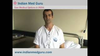 Mr. William Brown, Canada patient video testimonial India