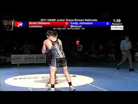 Junior Greco 5th 189 - Scott Gibbons (LA) vs. Cody Johnston (MO)