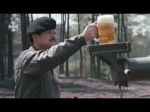 using mug of 🍺 beer to test gun stabilization on a German leopard 2 tank #military #armylover #army