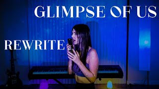 Joji Glimpse of Us, but lyrics from her perspective