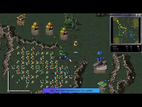 Command and Conquer Remastered: Red Alert Quickmatch 1v1 - SovietTime VS IAmWhatIAm (Sai)