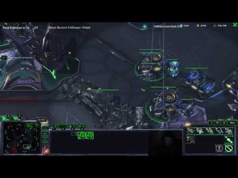 Starcraft II: LOTV - TVT - Proxy Banshee Into Full Mech Vs Bio Mech