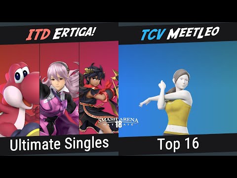 SAU18: Top 16 - ITD| Ertiga! (Dark Pit, Corrin, Yoshi) Vs. TCV| MeetLeo (Wii Fit Trainer) - Singles
