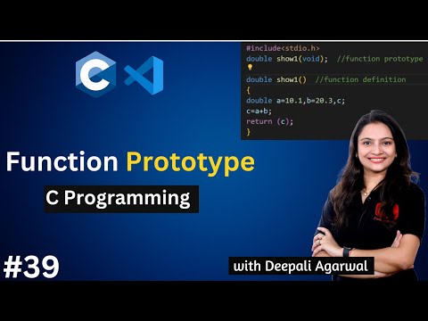 Function Prototype In C Programming Function Declaration Vs Function Definition In C 39