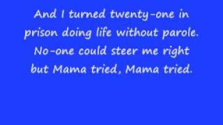 merle haggard mama tried w/ lyrics