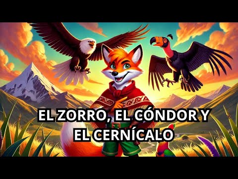 El Zorro, el Cóndor y el Cernícalo | Cuento Andino con Enseñanza de Vida 🌄🦊🕊️