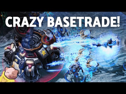 CRAZY CHAOTIC BASETRADE! (Bo3 TvP) - StarCraft 2