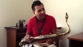 Anibal Rojas  Plays the Bebop Special  108 Tip Black Hard Rubber Tenor Mouthpiece