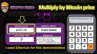 How to Calculate the Dollars USD Value for Any Coins with this Formula | Crypto Hero