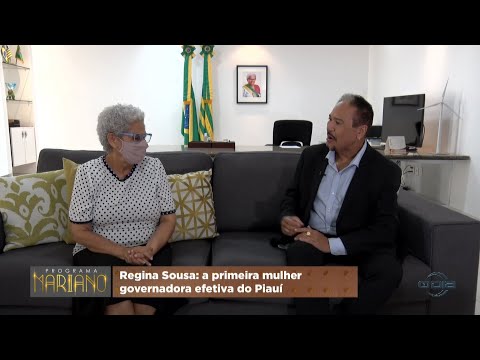 Acompanhe a trajetória de Regina Sousa, primeira mulher a governar o Piauí 15 10 2022