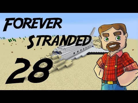 Modded 1.10 Minecraft: Forever Stranded Episode 28:  Dark Steel Armor!