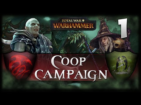 THE UNDEAD RISE! Total War: Warhammer - Vampire Counts + Schwartzhafen Co-op w/ MrSmartDonkey #1