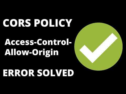 CORS POLICY No  'Access-Control-Allow-Origin' header is present on request | SOLVED | 100% WORKING