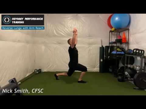 Reverse Lunge with Arm Reach
